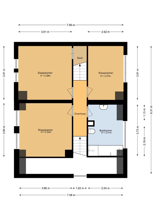 mediumsize floorplan